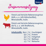 Vitakraft Poésie Délice, Country Selection, Nassfutter Katze, Katzennassfutter Gelee, z kurczakiem, z wołowiną (1 opakowanie 6x 85g)