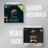 Caffè Vergnano 1882 - Èspresso Kompostierbare Kaffeekapseln, kompatybilna z Nespresso, Intenso (Intenso) - Packung Enthält 100 Kapseln