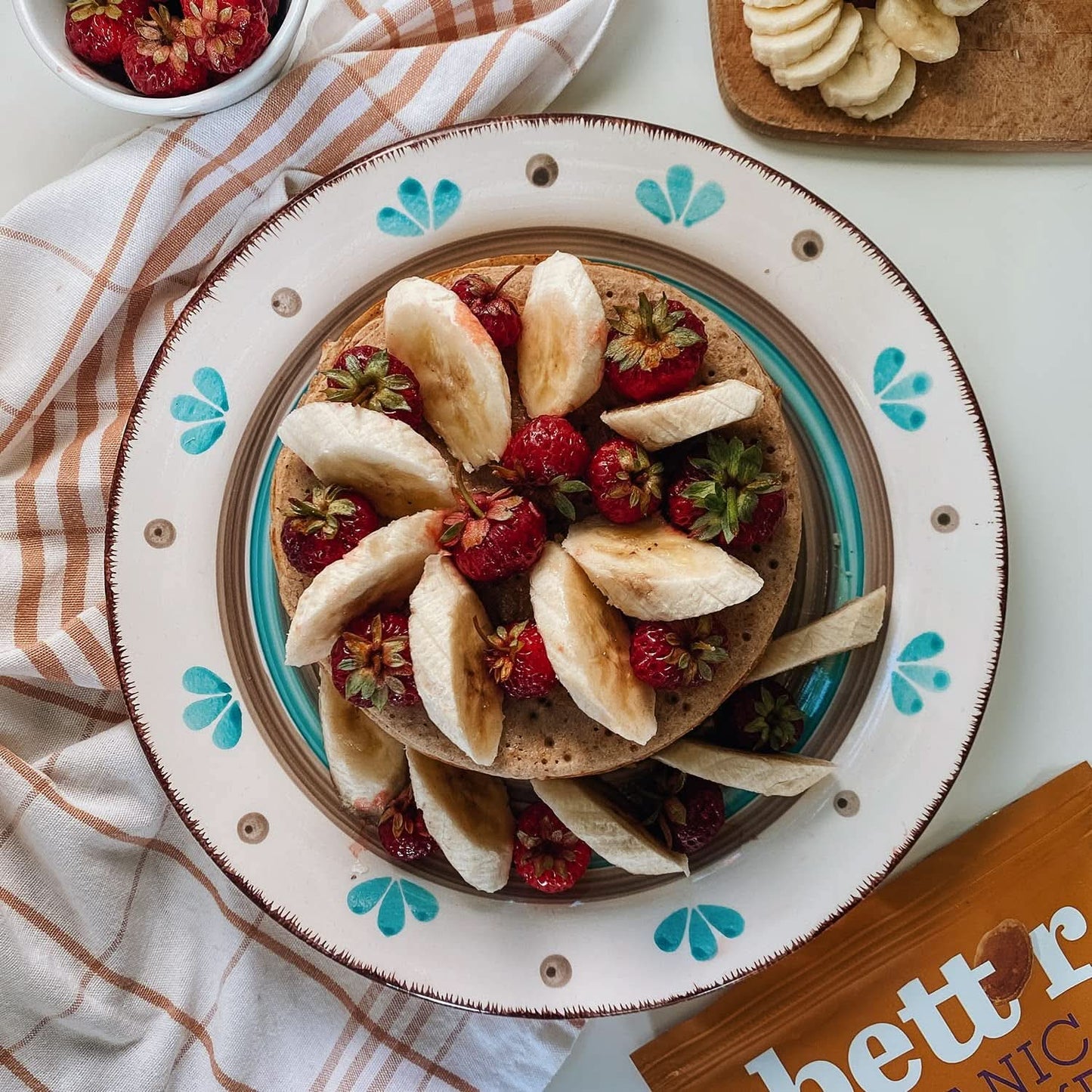 Bett'R Pancake Mix, organiczna, wegańska i bezglutenowa mieszanka do pieczenia, 6 x 400 gramów Kitchen Naty Shop