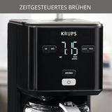 Ekspres do kawy Krups Smart'n Light z timerem, na 1,25 litra kawy filtrowanej, funkcja utrzymywania ciepła, automatyczne wyłączanie, czarny, KM600810