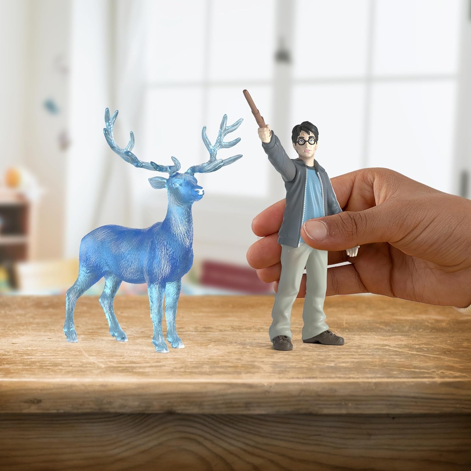 Schleich 42680 Harry Potter i Patronus, od 6 lat, HARRY POTTER - figurka do zabawy, 16 X 11 X 18 cm Figurki Naty Shop