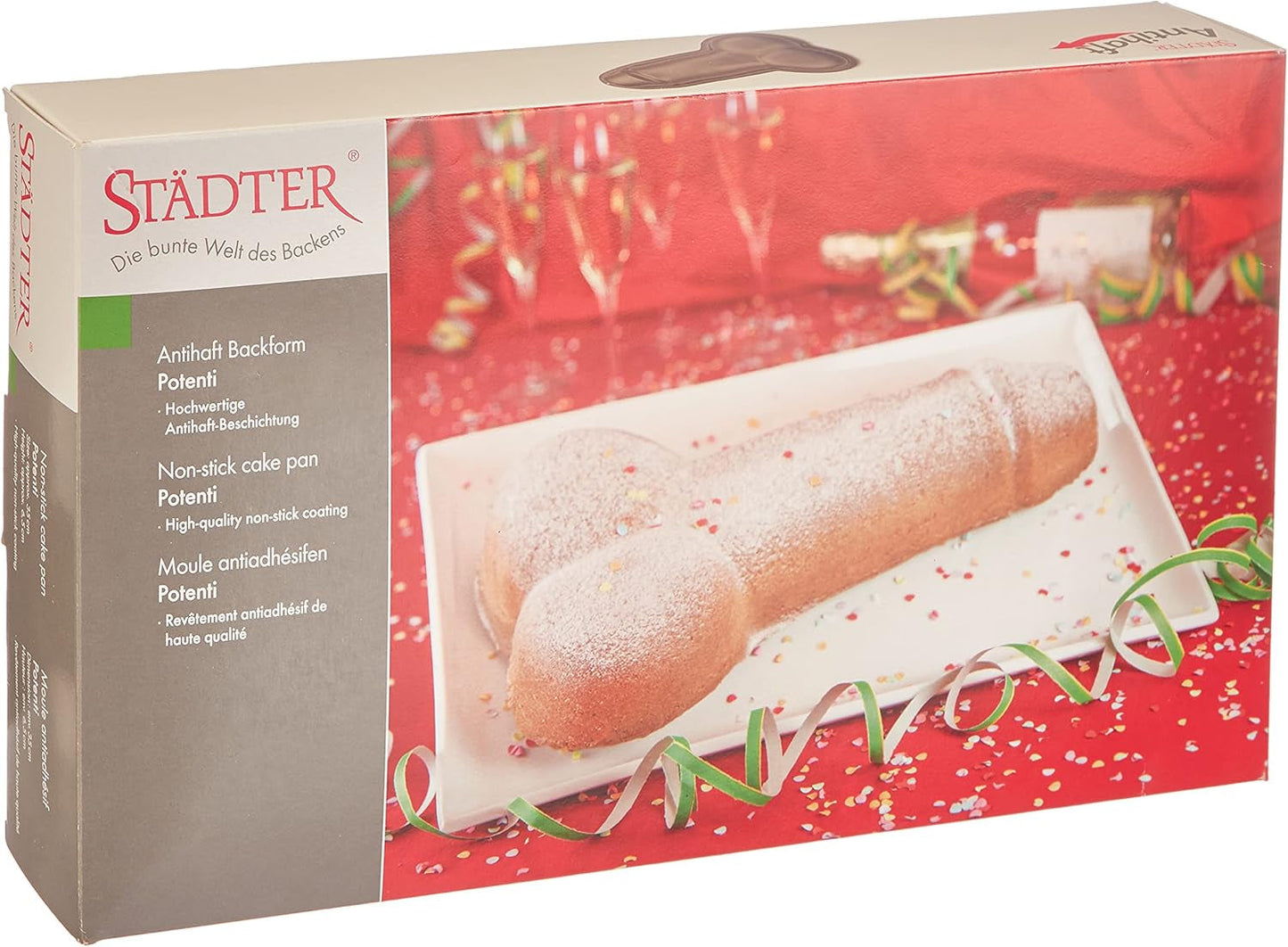 Staedter - Motivbackform Emil Der Igel - Hochwertige Antihaftbeschichtung - PFAS Frei Formy i blachy do pieczenia Naty Shop Motivbackform Potenti