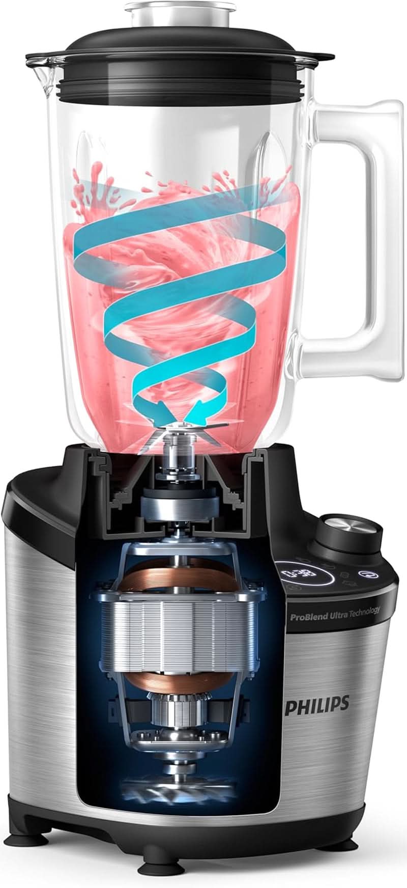 Blender PHILIPS Series 7000 HR3760/00, 2l, 1500W, 12 stopni prędkości, czarny Kuchnia Naty Shop