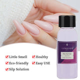 GZMAYUEN Poly Nail Gliding Solution 30 ml * 2 Żel do przedłużania paznokci Płynny żel do przedłużania paznokci - Łatwe rozwiązanie do samodzielnego przesuwania z pędzelkiem
