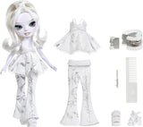Rainbow High Shadow High Girl's Night Doll - Natasha Zima - 28 cm modna lalka w odcieniach szarości, białych włosów i srebrnego stroju z akcesoriami i grzebieniem - Dla kolekcjonerów i dzieci w wieku od 6 lat