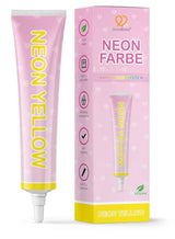 Goodbake Neonlebensmittelfarben 6 Farben Set – Intensywny Lebensmittelfarbe – Lebensmittelfarbpaste – Zum Einfärben Von Torten, Fondant, Buttercreme Uvm. – 100% wegańskie Naty Sklep Neon Gelb