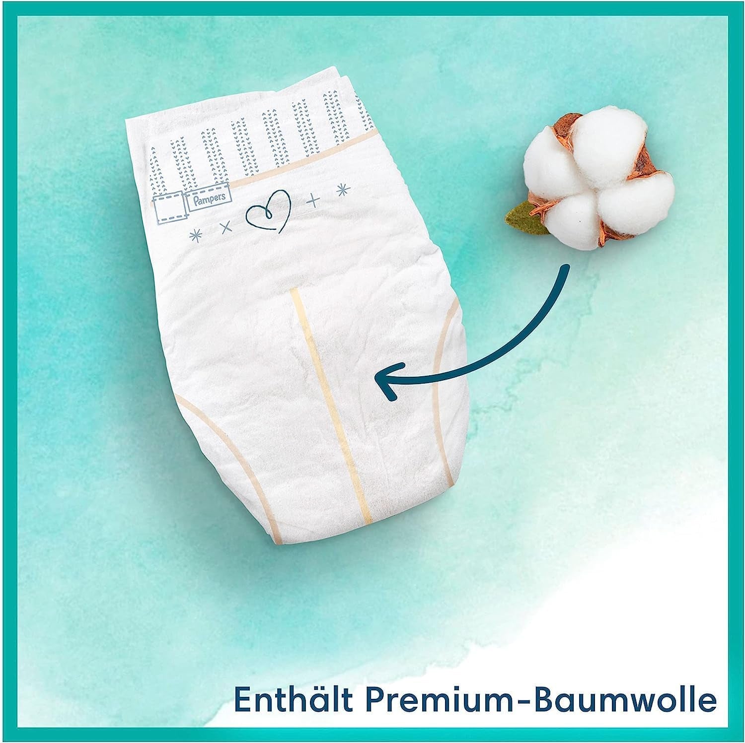 Zestaw pieluch dla niemowląt Harmonie Rozmiar 2 (4-8 kg, 240 sztuk) PUDEŁKO MIESIĘCZNE i Pudełko na chusteczki nawilżane Harmonie Aqua Baby 720 chusteczek (15 x 48), Baby Essentials