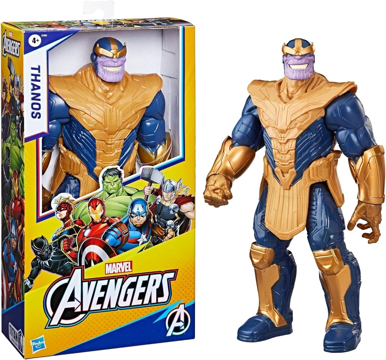 Marvel Avengers Titan Hero Series Deluxe Thanos Figurka Brązowa Figurki Naty Shop