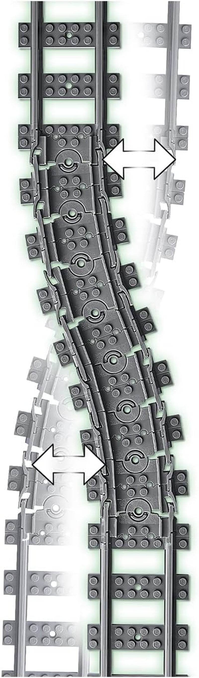 LEGO 60205 City Tracks 20-częściowy zestaw dodatkowy dla dzieci Zestaw zabawek dla chłopców i dziewcząt Zestawy do budowania Besuche den LEGO-Store