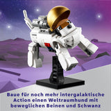 LEGO Creator 3 w 1 zabawka astronauta kosmiczna, model psa i statku kosmicznego dla dzieci, dekoracje do przedszkola, kreatywny prezent dla chłopców i dziewcząt w wieku 9 lat 31152 Zestawy do budowania Besuche w sklepie LEGO
