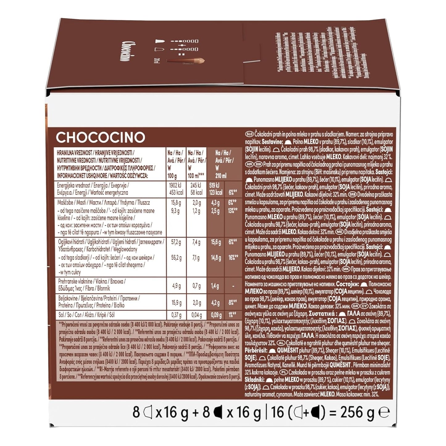 NESCAFÉ DOLCE GUSTO Chococino Kakaokapseln 3-pak (3 x 16 Kapseln)