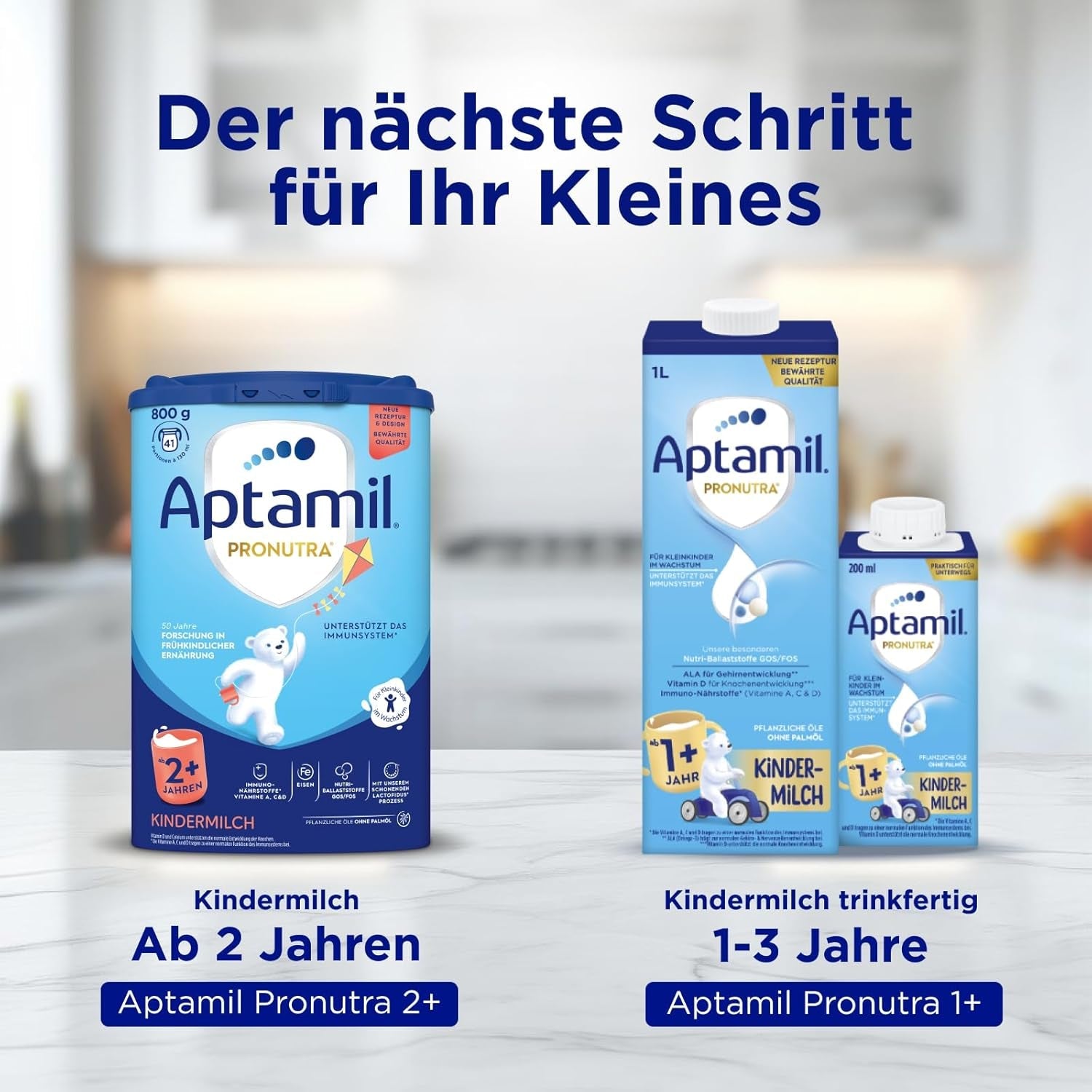 Aptamil Mleko wzrostowe 1 Plus - Mleko wzrostowe od 1 roku - 800g