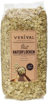 Verival Organiczne płatki owsiane, opakowanie 6 sztuk (6 x 500g)