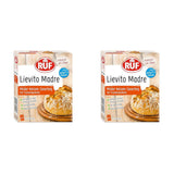 RUF Lievito Madre Sauerteig, Milder Weizen-Sauerteig, Mutterteig, Kurze Teigruhe Durch Enthaltene Trockenhefe, Lievito Madre Getrocknet Für Brot, Baguette, Focaccia, 3X35G Mieszanka do pieczenia i gotowania Naty Shop 35 G (opakowanie 6Er) Kurze Teigruhe