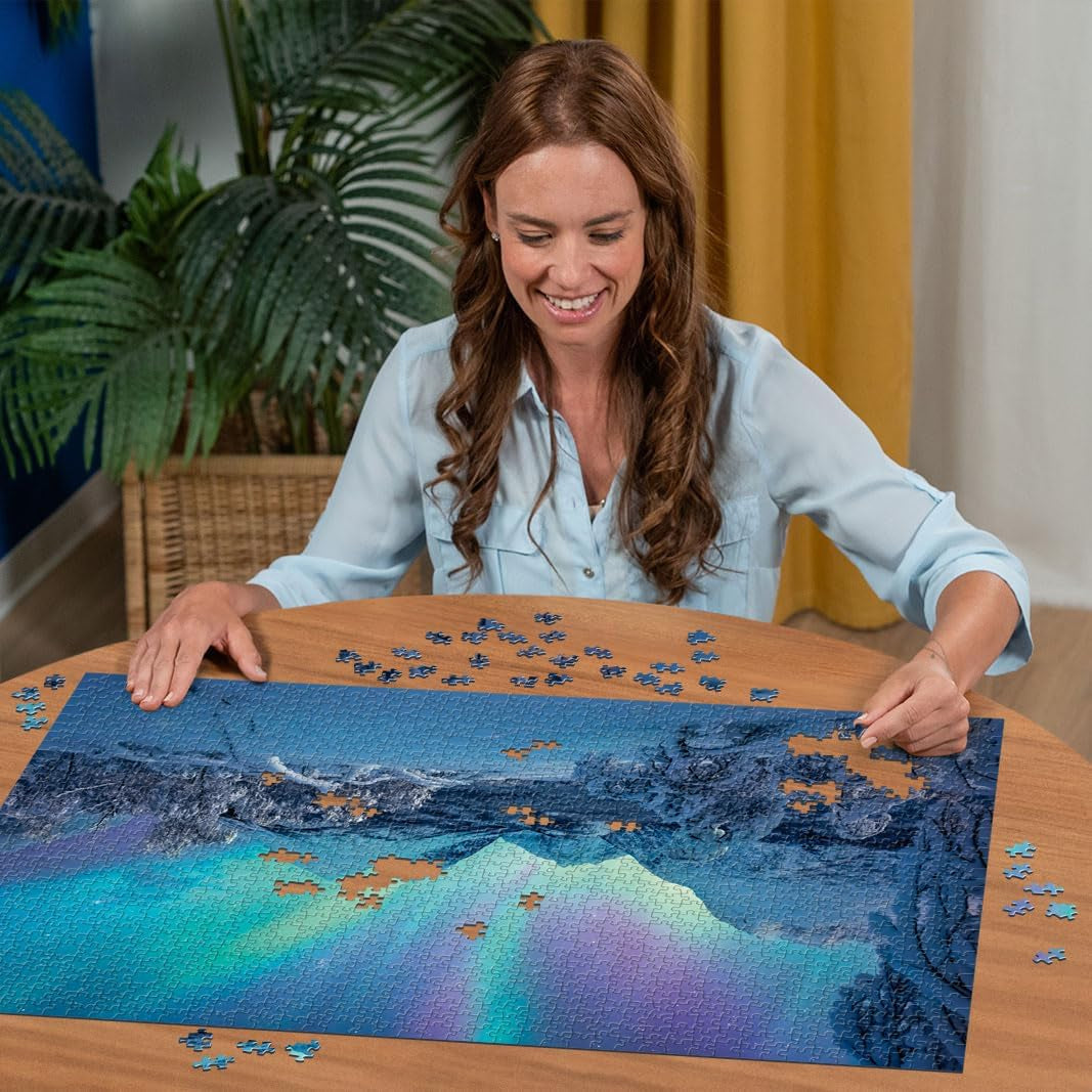 Ravensburger Puzzle 12000802 - Wenn Die Nordlichter Tanzen - 1500 elementów puzzle dla dorosłych od 14 lat Puzzle Naty Shop