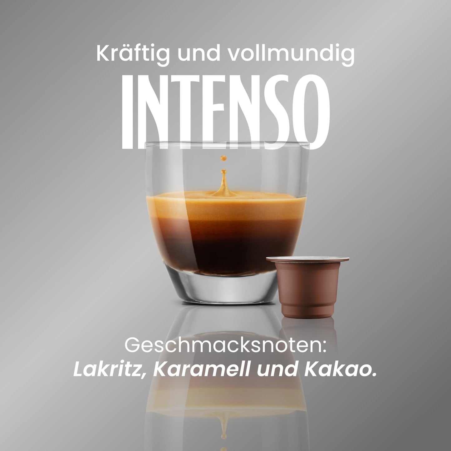 Caffè Vergnano 1882 - Èspresso Kompostierbare Kaffeekapseln, kompatybilna z Nespresso, Intenso (Intenso) - Packung Enthält 100 Kapseln