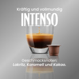 Caffè Vergnano 1882 - Èspresso Kompostierbare Kaffeekapseln, kompatybilna z Nespresso, Intenso (Intenso) - Packung Enthält 100 Kapseln