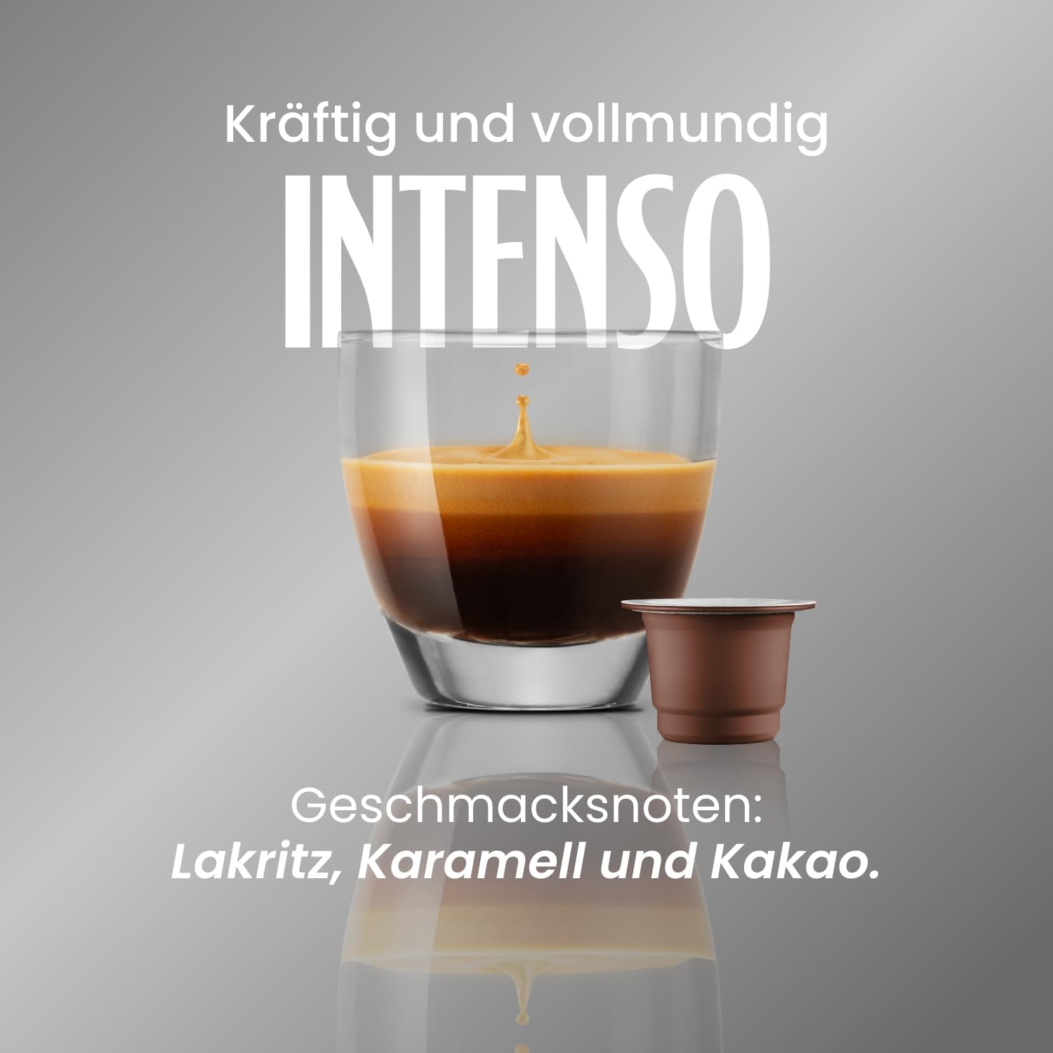 Caffè Vergnano 1882 - Èspresso Kompostierbare Kaffeekapseln, kompatybilna z Nespresso, Intenso (Intenso) - Packung Enthält 100 Kapseln