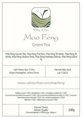 Mao Feng Huangshan Zielona herbata - słynna chińska herbata z Huang Shang - Maofeng Żółte Góry Liście zielonej herbaty Chiny Mao Feng Tea Organiczna zielona herbata Chińska zielona herbata Zielona herbata