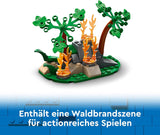 LEGO City Samolot strażacki, zabawkowy samolot strażacki dla dzieci, zestaw konstrukcyjny z 3 figurkami strażaków i dekoracją przeciwpożarową, doskonały pomysł na prezent dla chłopców i dziewcząt od 6 lat 60413 Zestawy do budowania Besuche den LEGO-Store