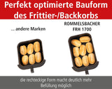 ROMMELSBACHER Frytkownica na gorące powietrze z okienkiem FRH 1700, 10 programów, cicha Sprzęt AGD Naty Shop