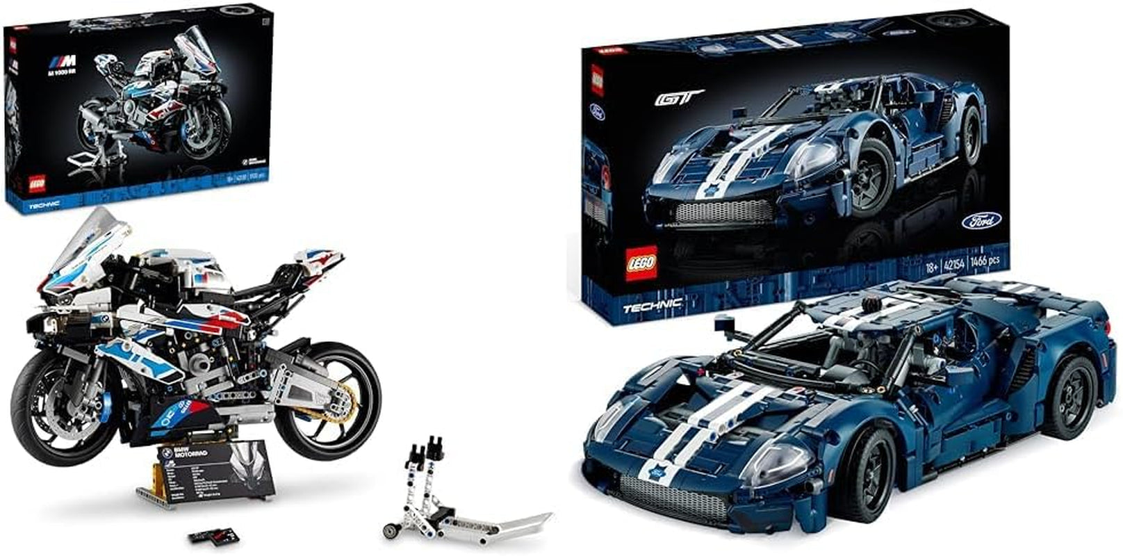 LEGO Technic Model motocykla BMW M 1000 RR Zestaw modeli dla dorosłych jako prezent rękodzielniczy dla mężczyzn i kobiet Wystrój domu lub biura 42130 Zestawy do budowania Zestaw w sklepie LEGO z zestawem modeli bomby krawatowej