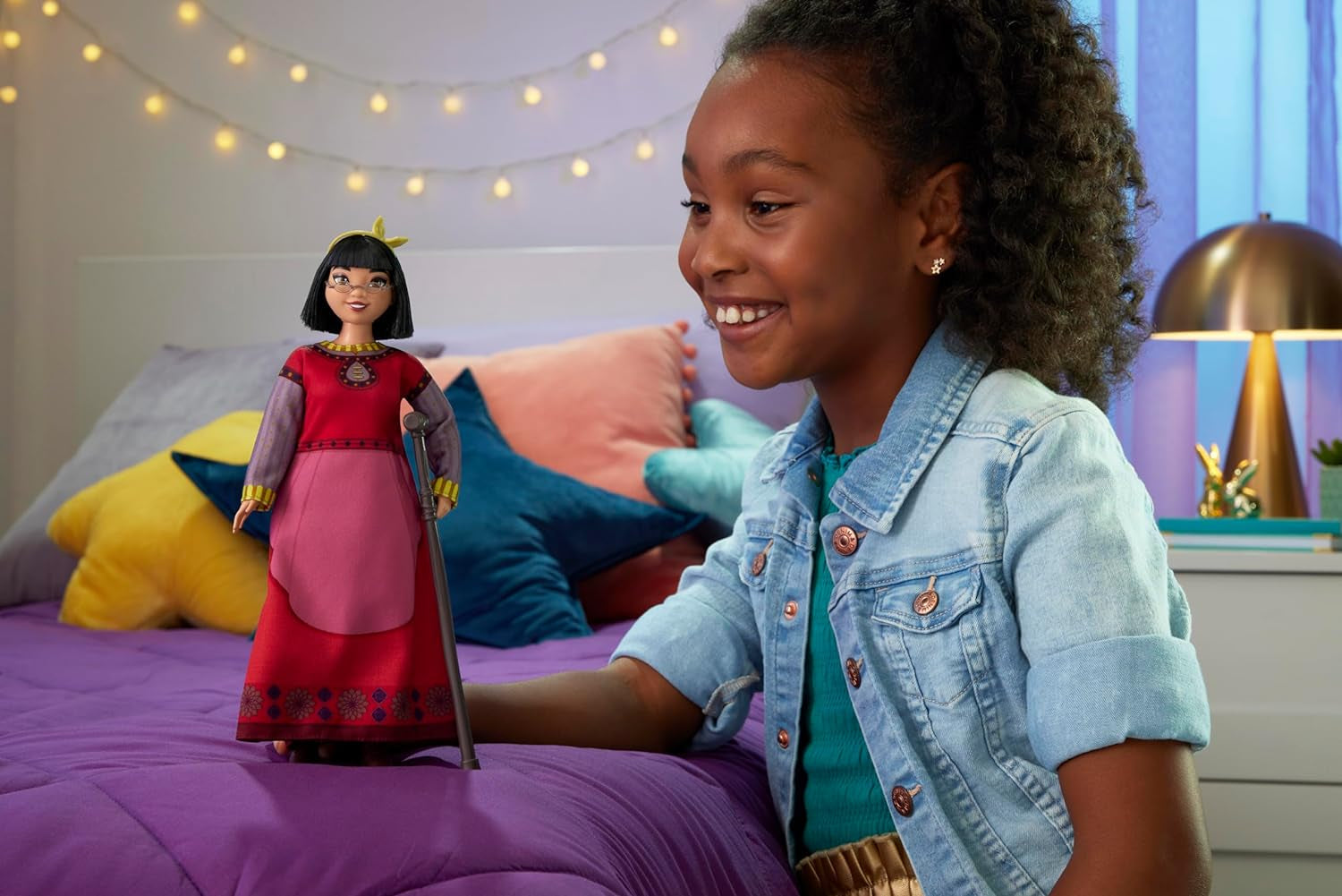 Mattel Disney Wish Dahlia of Rosas Lalka i akcesoria, przegubowa lalka modowa, HPX24