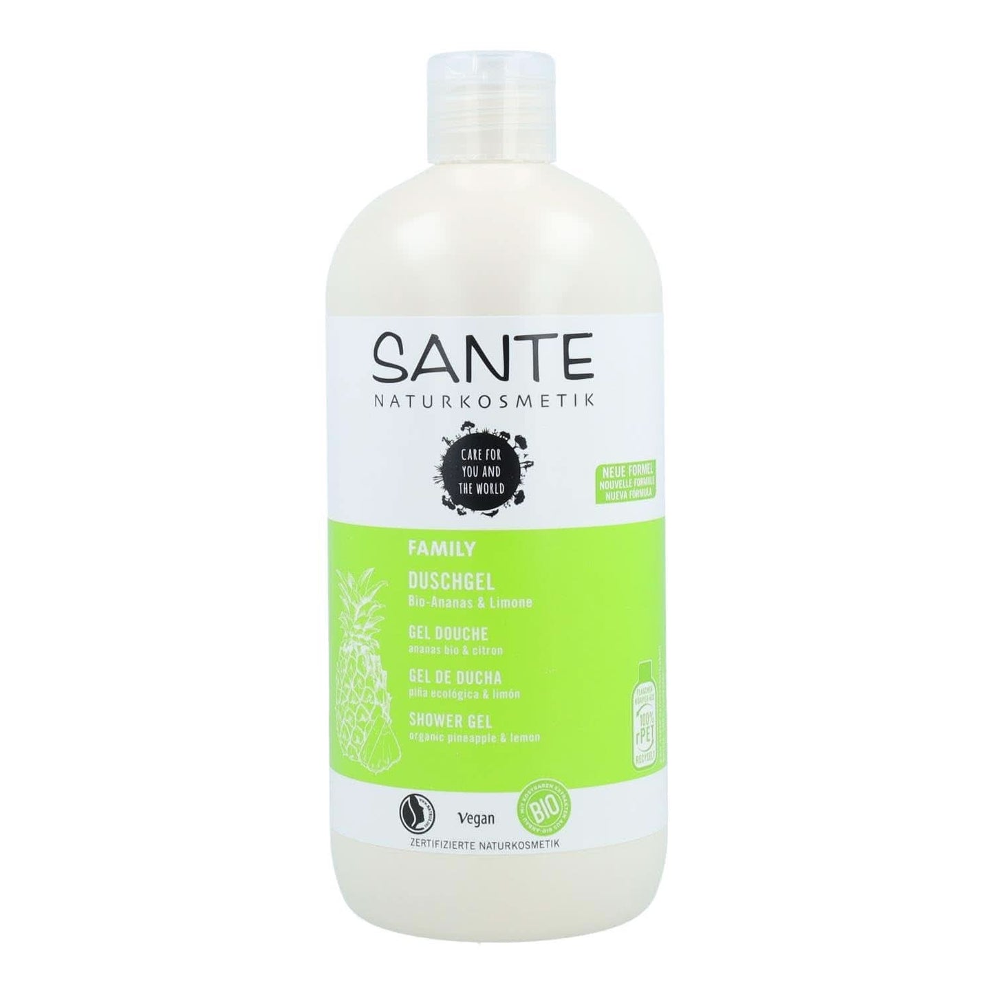 SANTE Natural Cosmetics Odświeżający żel pod prysznic o cytrusowym zapachu, 950 ml Pod prysznic i do kąpieli Naty Shop 500 ml Owocowy, świeży