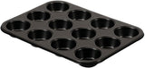 , Forma 6 muffinów 18,5x27cm, czarna Formy i blachy do pieczenia Naty Shop 12 Muffins