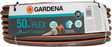 Gardena Comfort FLEX 19 mm (3/4 cala) wąż, 25 m: Elastyczny, stabilny wymiarowo wąż ogrodowy z profilem Power-Grip, wykonany z wysokiej jakości materiału spiralnego, ciśnienie rozrywające 25 bar, bez elementów systemowych (18053-20)