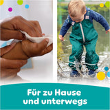 Chusteczki nawilżane Pampers Fresh Clean, 12 opakowań po 52 chusteczki, łącznie 624 chusteczki, lekki zapach, odpowiednie również do rąk i twarzy