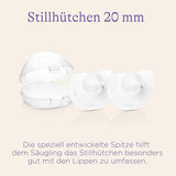 Lansinoh Stillhütchen 20 Mm (Größe 1), 2 Stück Inkl. Pudełko do przechowywania - Angenehmes Tragegefühl - Trotz Anlegeschwierigkeiten Weiter Stillen Akcesoria Żywność i karmienie piersią Bebe Naty Shop