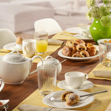 Popielniczka podstawowa Villeroy & Boch New Cottage, 450 ml, wysokość: 6,5 cm, porcelana premium, biała