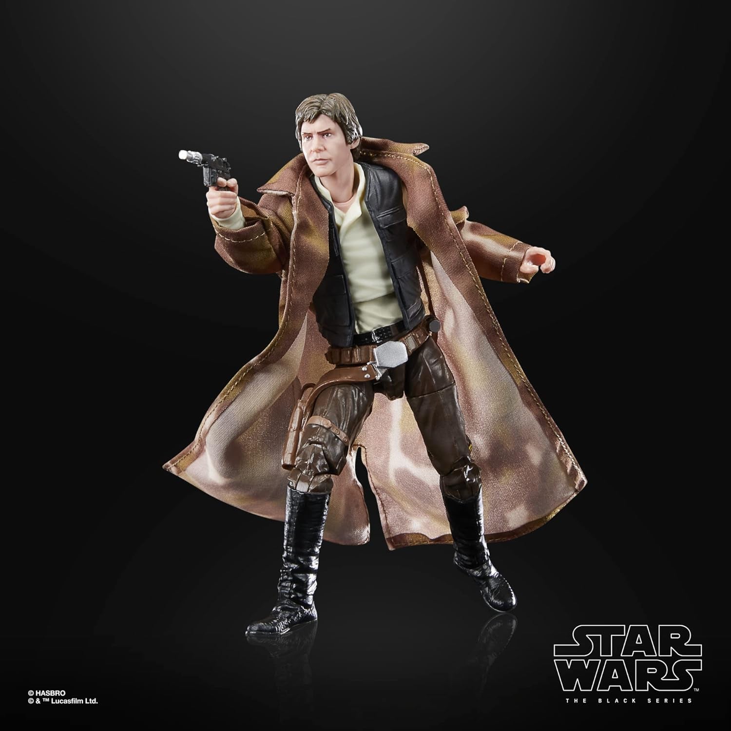 Han Solo z czarnej serii Star Wars, wysokość 15 cm Figurka Zu Wars: Powrót rycerza Jedi Figurki Naty Shop