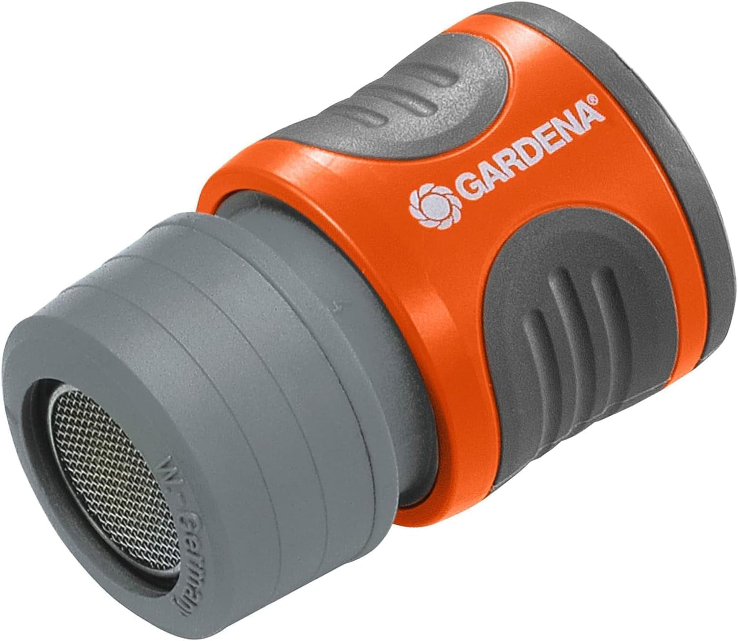 Adapter do aeratora Gardena: Perlator do wody kranowej bez rozpryskiwania, do podłączenia do złącza kranu Gardena, zapewniający delikatny, napowietrzony i skoncentrowany strumień wody (2905-26)