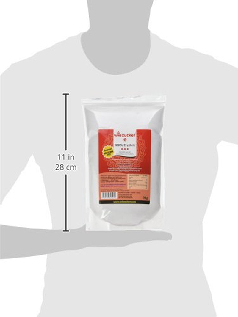 Erytrytol, opakowanie 1Er (1 X 1 kg) 1000 gramów substancji słodzących Naty Shop