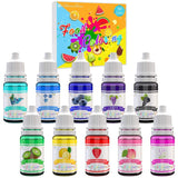 DecorRom, zestaw 10 barwników spożywczych w płynie, 10 x 10 ml Naty Shop Default Title