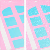 Półka do pokoju dziecięcego Relaxdays, zamek księżniczki, plastik, szafka DIY z drzwiami, HBT: 128 x 110 x 37 cm, różowy Naty Shop Dollhouses
