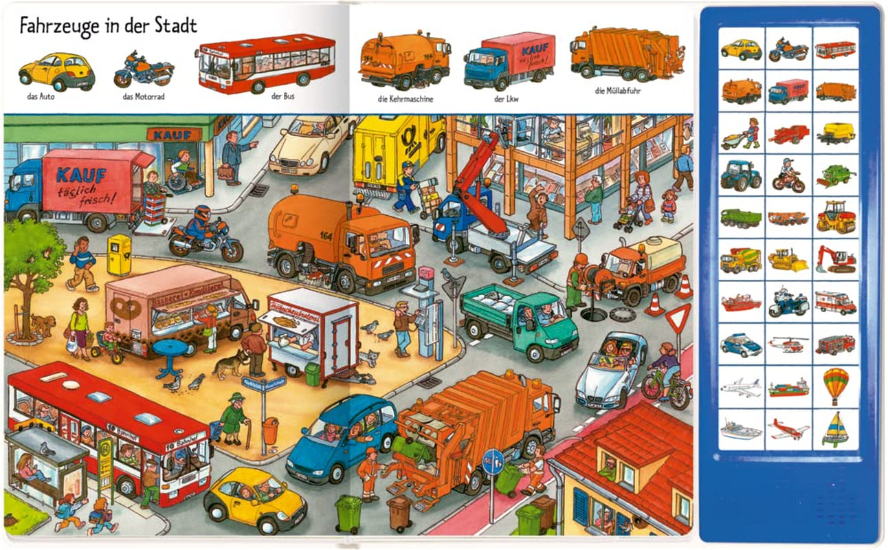 Tak wiele dźwięków pojazdów: 30 dźwięków (wyszukiwanie obrazów - znajdowanie słów) Bebe Naty Shop Toys