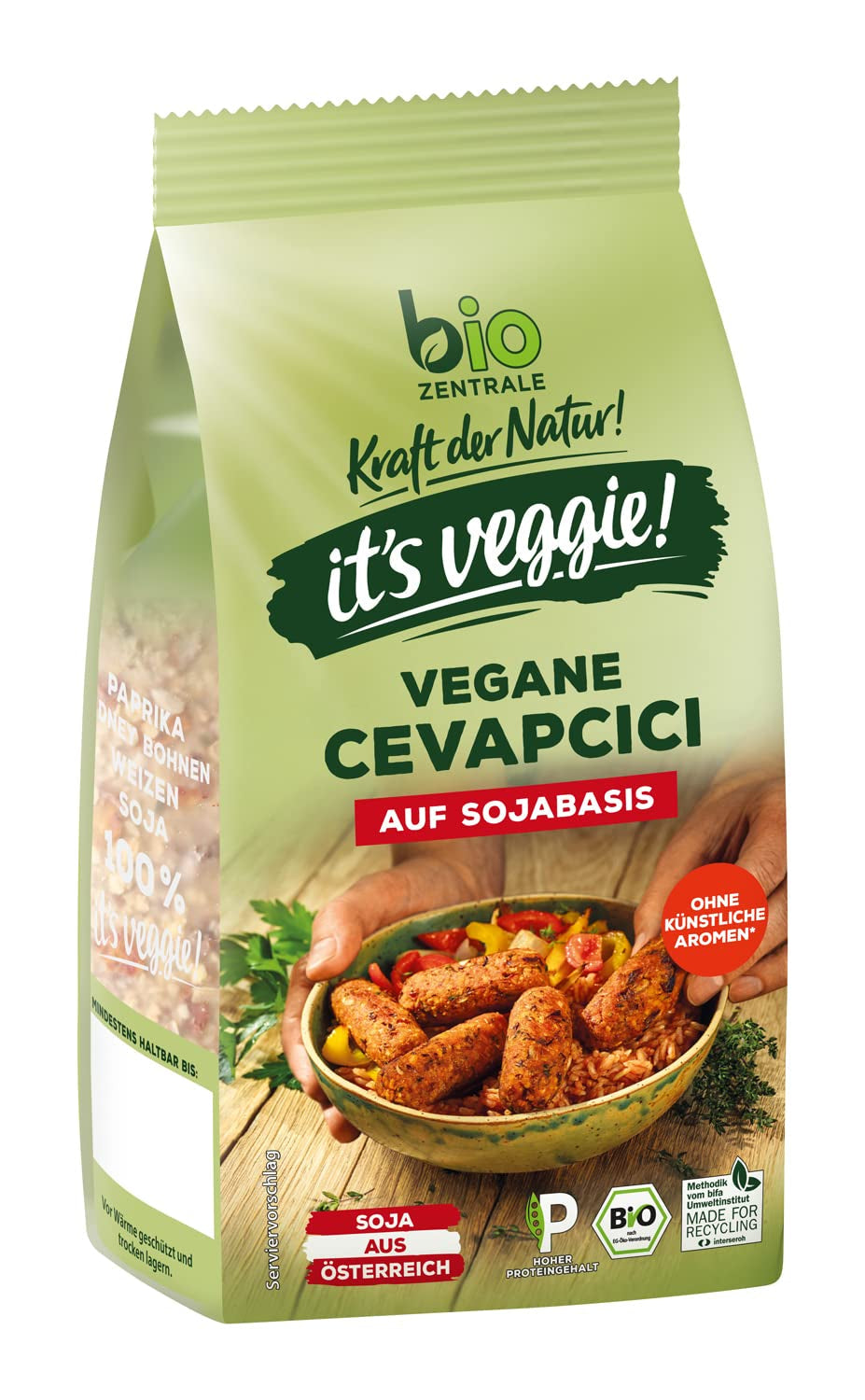 Biozentrale Bulgur na tacy z warzywami i imbirem | 200 g idealne na szybki posiłek na wynos | źródło białka wegańskiego | łatwe w przygotowaniu
