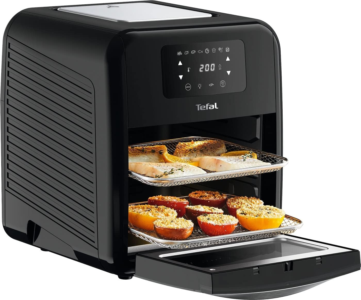 Tefal Easy Fry Oven & Grill Frytownica 9 w 1 na gorące powietrze, 11 l Na 6 porcji, 7 akcesoriów, 8 programów, przepisy online Sprzęt AGD Naty Shop