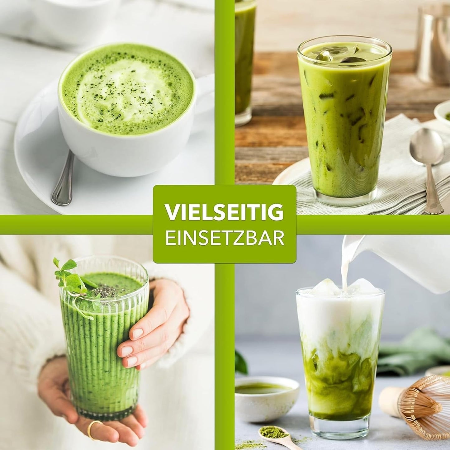 Matchamagic - Organiczna matcha latte w proszku z Japonii z cukrem z kwiatów kokosa do pysznej herbaty