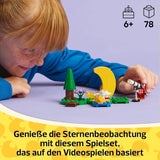 LEGO Animal Crossing Obserwacja gwiazd z Eufemią, zestaw do budowania dla dzieci, pomysłowy zestaw gier wideo z odgrywaniem ról, zabawka dla 6-letnich dziewcząt i chłopców, figurka zwierzątka 77053 Zestawy do budowania Besuche den LEGO-Store