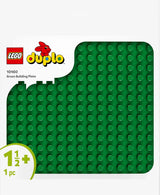 Zielona deska konstrukcyjna LEGO DUPLO, Zabawka konstrukcyjna dla dzieci od 18. miesiąca życia, Do eksponowania modeli, Umożliwia przedszkolakom kreatywne budowanie i twórczą zabawę, Zabawka edukacyjna 10460 Zestawy do budowania Besuche den LEGO-Store