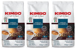 3x Kawa ziarnista Espresso Classico, średnio palona, ​​całe ziarna kawy, średnio palona, ​​worek 1 kg, kawa neapolitańska
