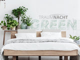 Komplet pościeli Traumnacht Green - Kołdra całoroczna 135X200 cm + poduszka 80X80 cm, trwała, z pokrowcem z mikrofibry, wyprodukowana zgodnie z niemieckimi standardami jakości. Kołdry i kołdry Naty Shop