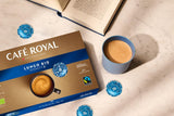 Café Royal Professional Pads, Bio Lungo, 50 Nespresso (R) Professional kompatybilne podkładki dla biura i gastronomii, certyfikat Bio i Fairtrade, 100 Prozent Arabica, Intensität 5