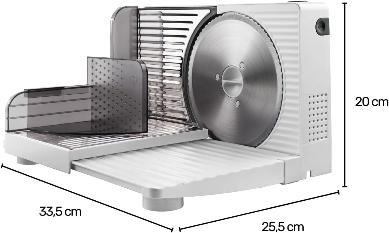 Cutmaster Compact, krajalnica, stal nierdzewna, Niszczarki i krajalnice 100 W Naty Shop