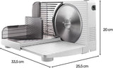 Cutmaster Compact, krajalnica, stal nierdzewna, Niszczarki i krajalnice 100 W Naty Shop