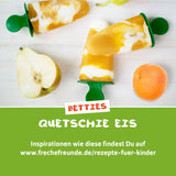 FRECHE FREUNDE Brzoskwinia Jabłko Banan Owies Organiczne puree owocowe ze zbożami w wyciskanej torebce dla niemowląt 6 miesięcy + Wegańskie 6 opakowań (6 x 100 g)